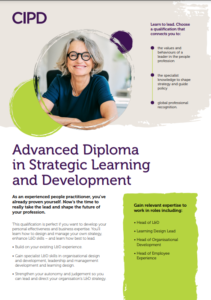 CIPD Advanced Diploma in Strategic Learning and Development (CIPD L7 L&D)